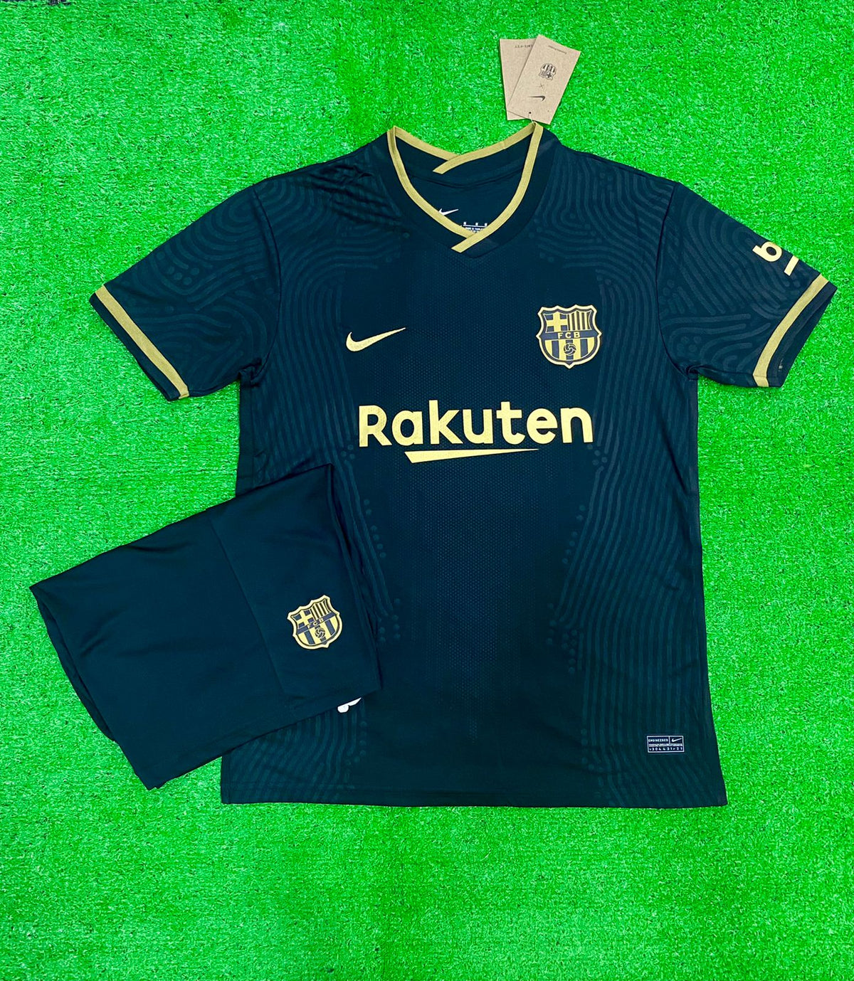 FCB Away Kit 2020/21 - (Jersey + Shorts)
