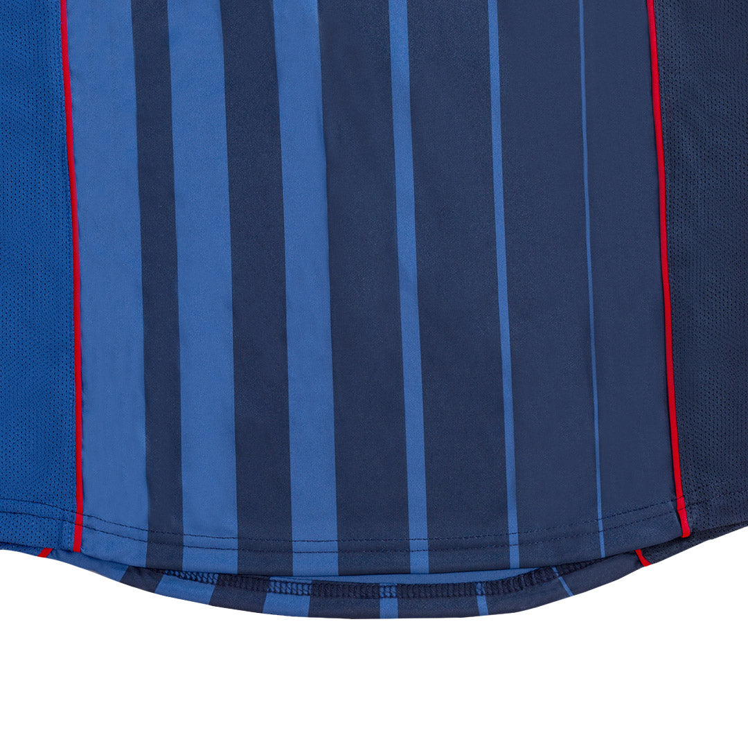 Ronaldinho 10 - 2004/05 FCB Away Blue - Retro Jersey