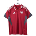 Gunners Red Polo (Grey Sleeves) - Master Quality (Superior Quality)