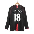 2007-08 Scholes 18 - Manchester United Away Fullsleeves - Retro