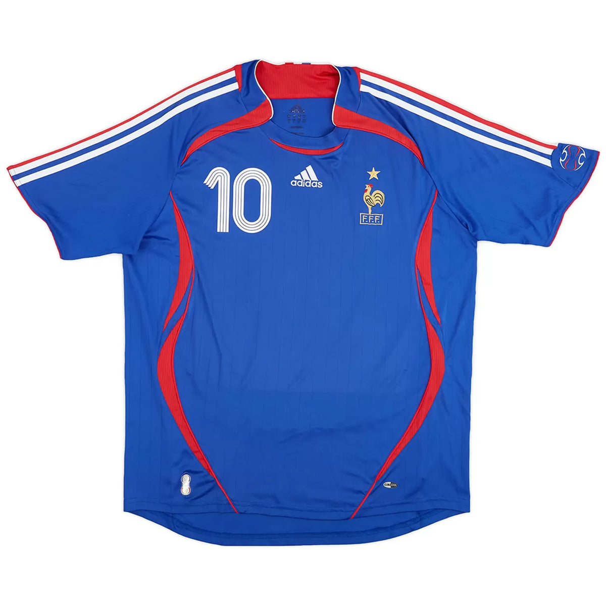 Zidane 10 - 2006 France Home Jersey - Retro