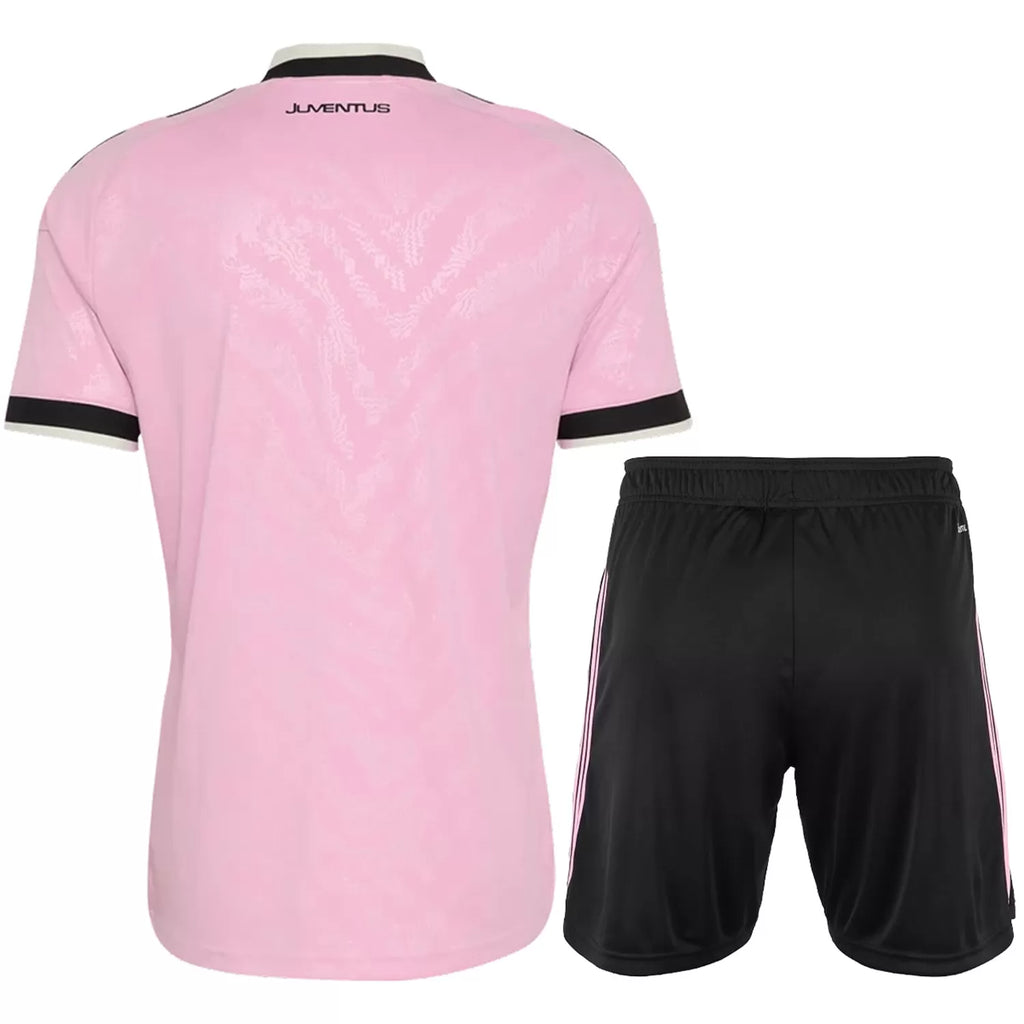 Juventus Away Pink Kit 2026/27 - (Jersey + Shorts)
