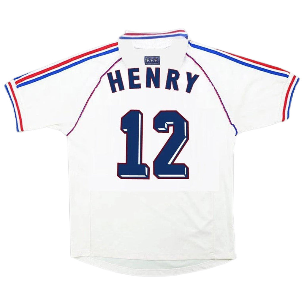 Henry 12 - 1998 France Away Jersey - Retro