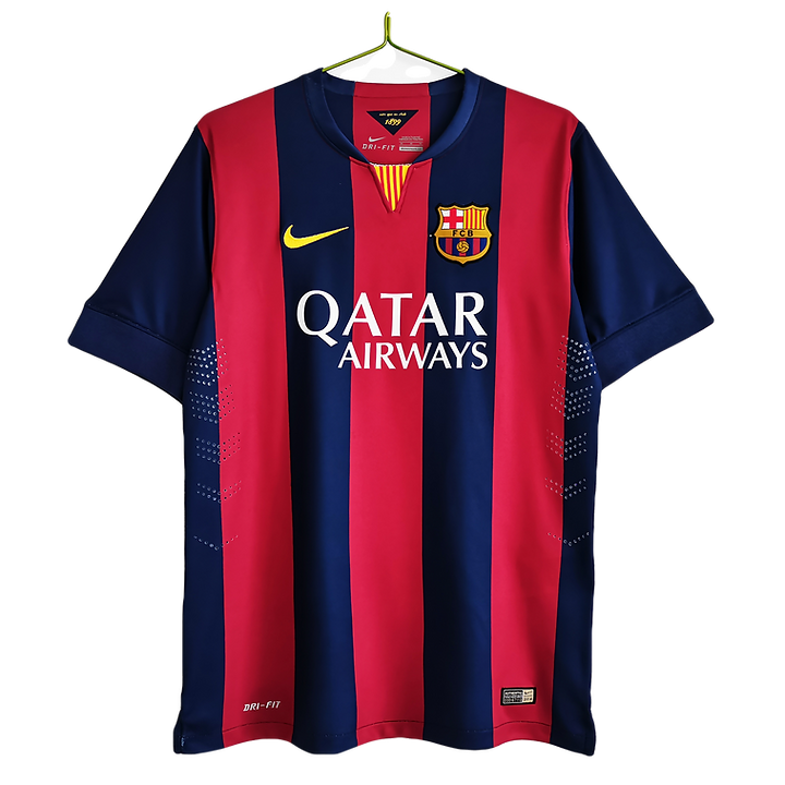 Suarez 9 - 2014/15 FCB Home Retro Jersey