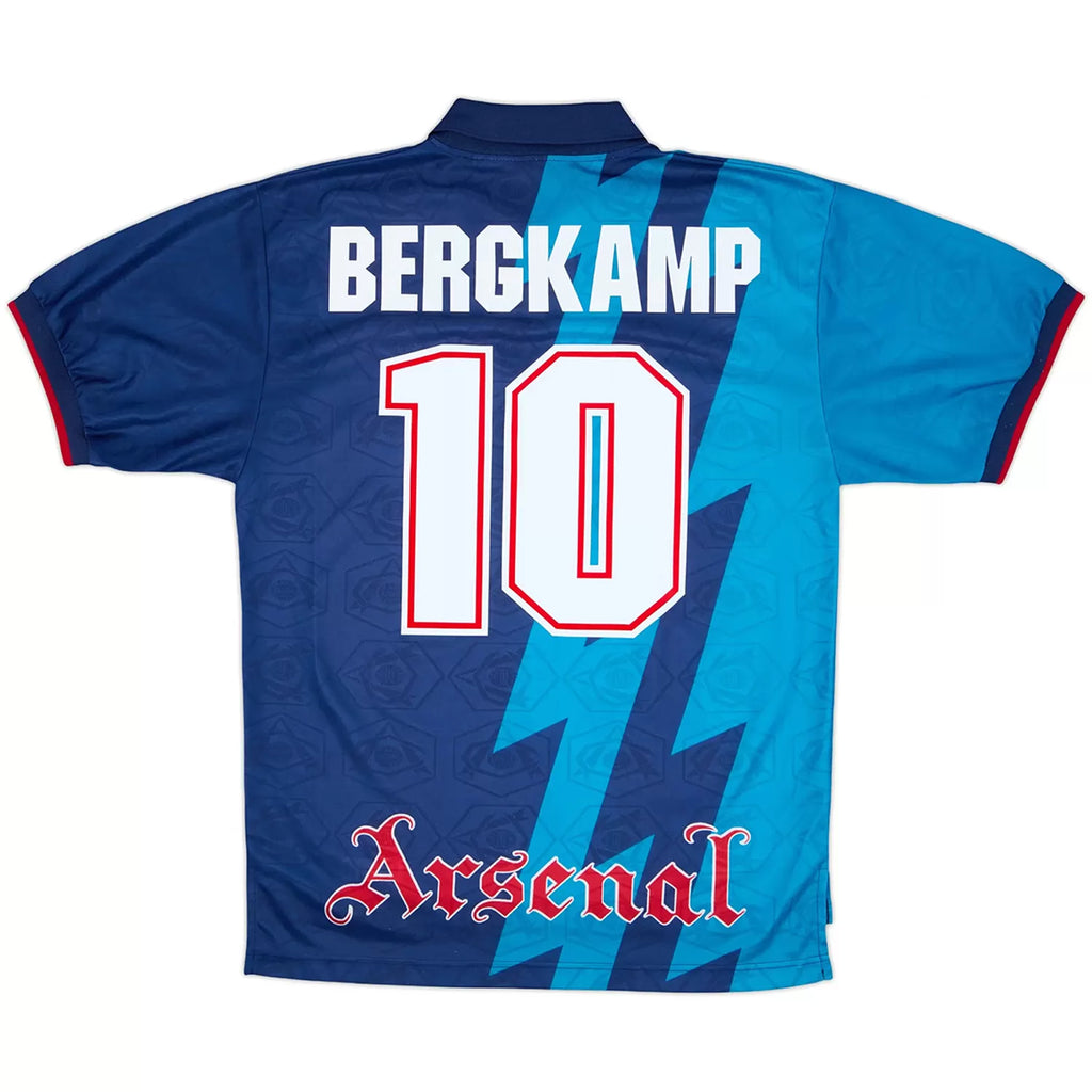 Bergkamp 10 - 1995/96 Gunners Away Jersey - Retro