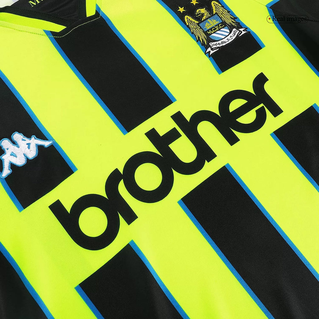 1998/99 - Manchester City Away Black/Neon Jersey - Retro