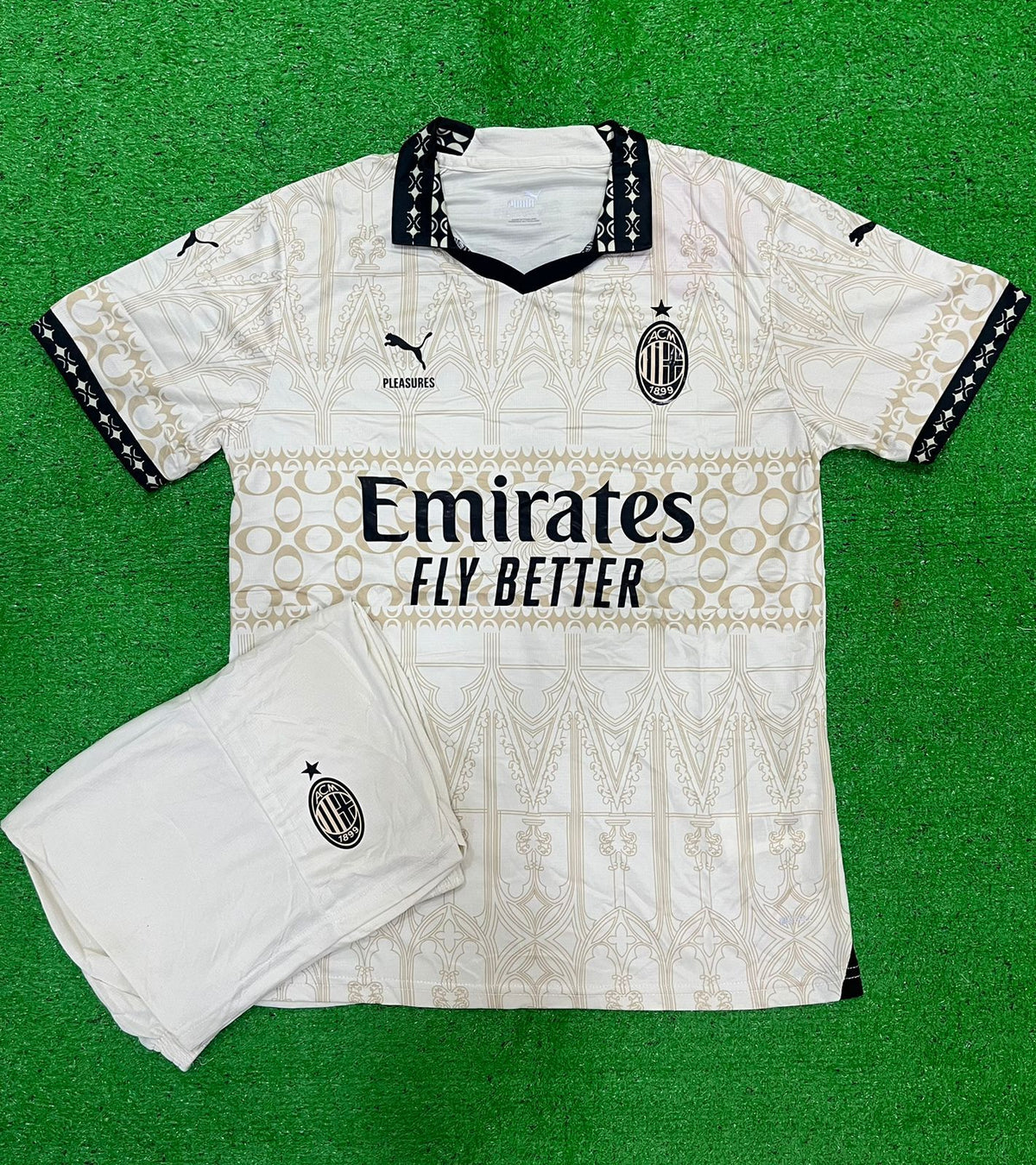 AC Milan x Pleasures Fourth Cream Kit - 2024/25