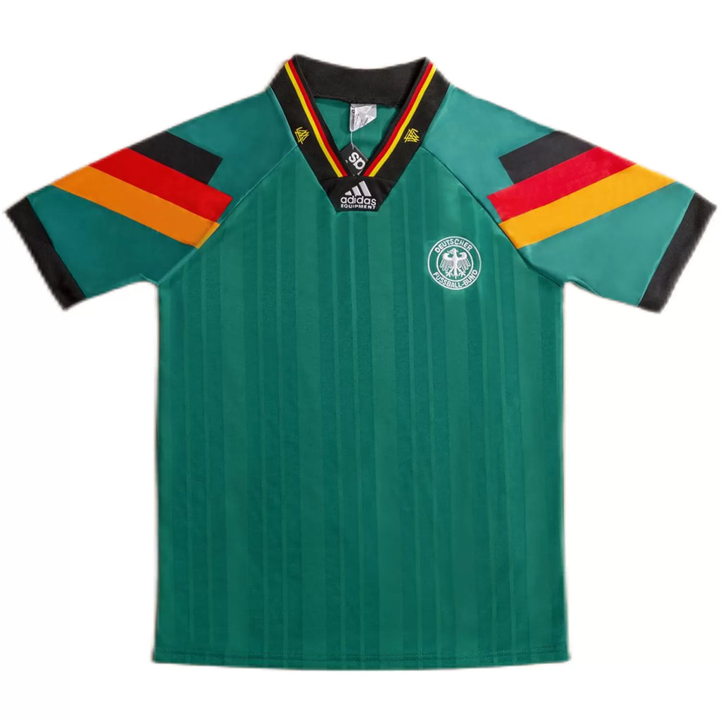 1992 Germany Away Green Jersey - Retro ( Original Quality )