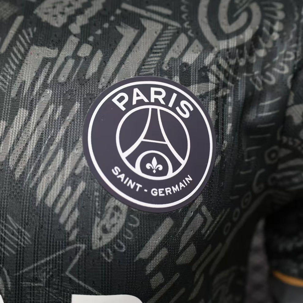 PSG x Golden Tapestry Special Edition Black 2026 - Player Version Quality (DRY-FIT ADV EDITION)