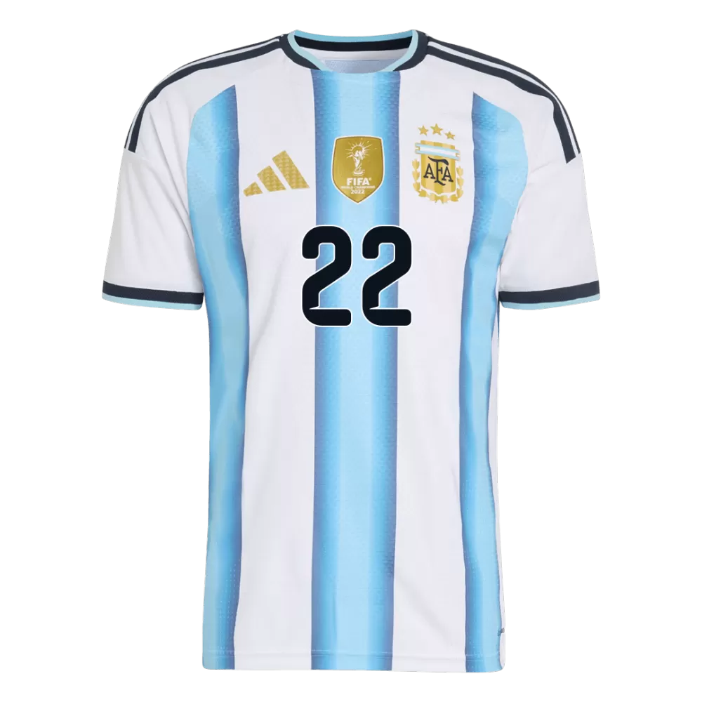 L. Martinez 22 - Argentina Home World Cup 2026 - Player Version (Authentic)