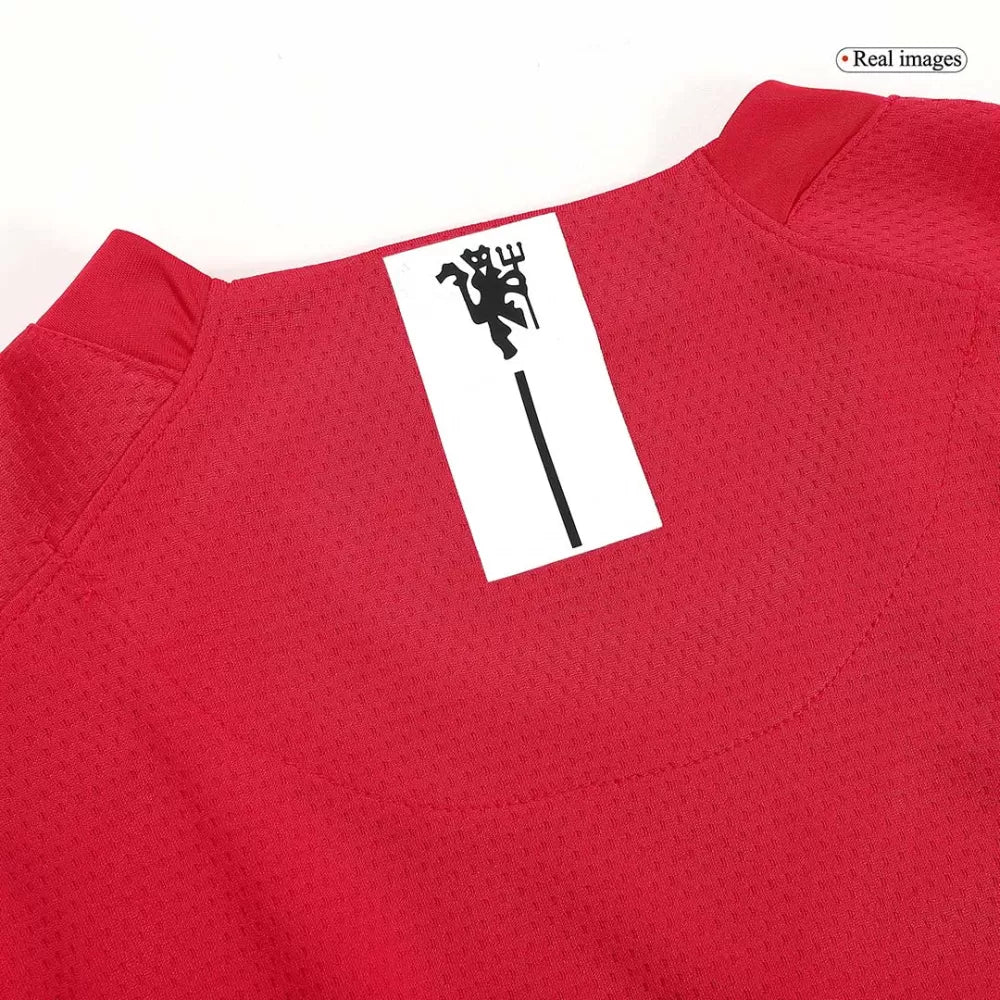 2007-08 Rooney 10 - Manchester United Home Fullsleeves Jersey - Retro