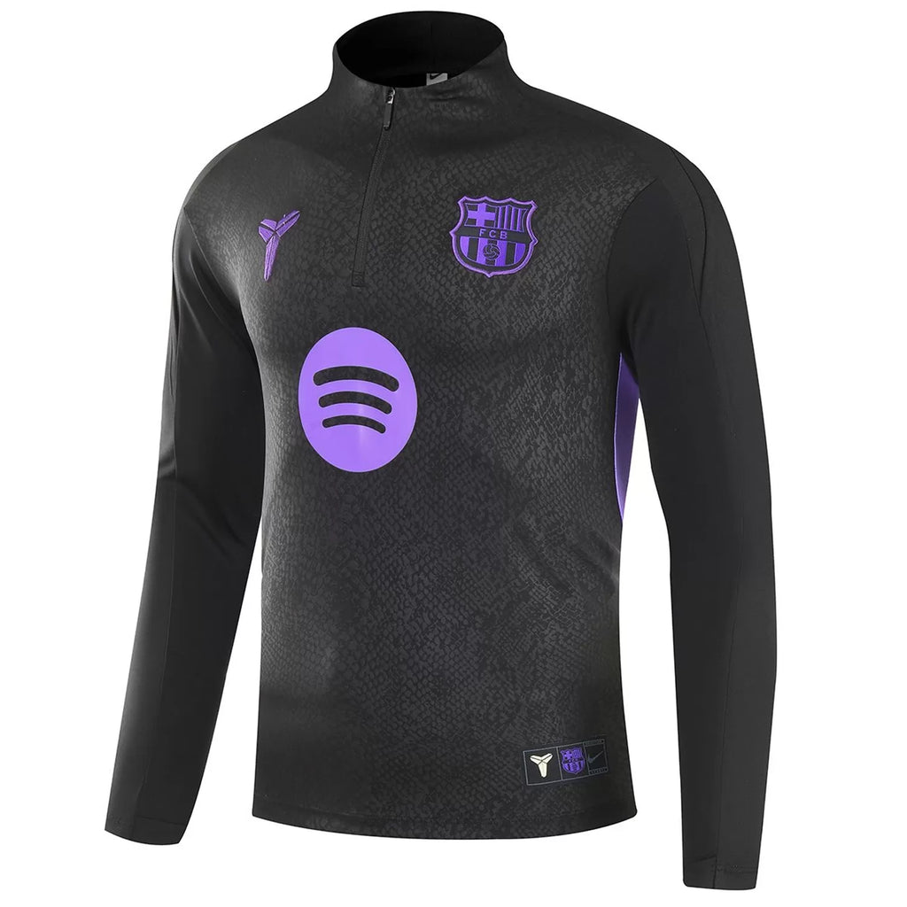 FCB Black x Kobe Bryant Tracksuit 2025/26 - Original Quality