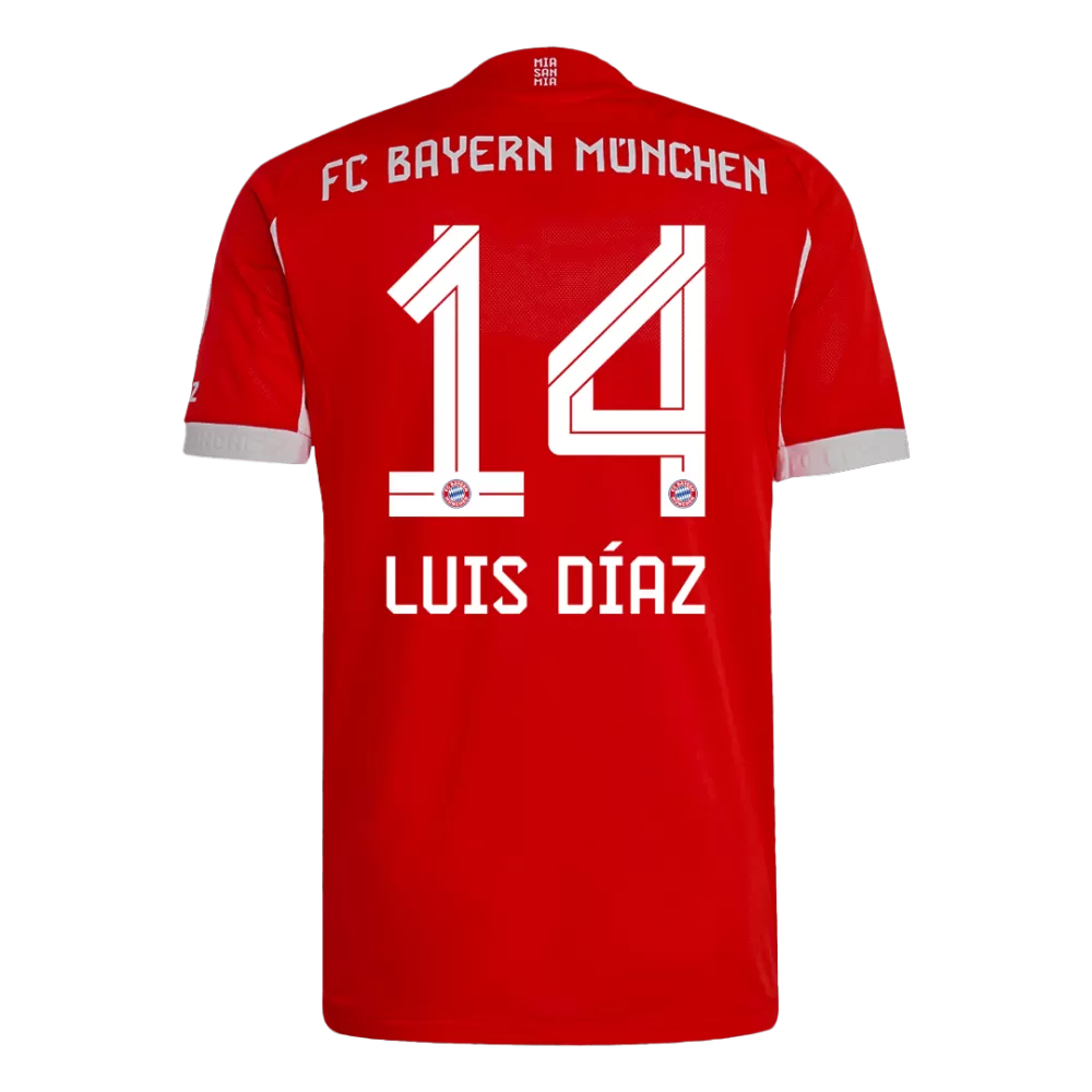 Diaz 14 - Bayern Munich Home 2025/26 - Player Version Quality