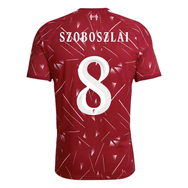 Szoboszlai 8 - Liverpool Home 2026/27 - Player Version Quality (UCL Font)