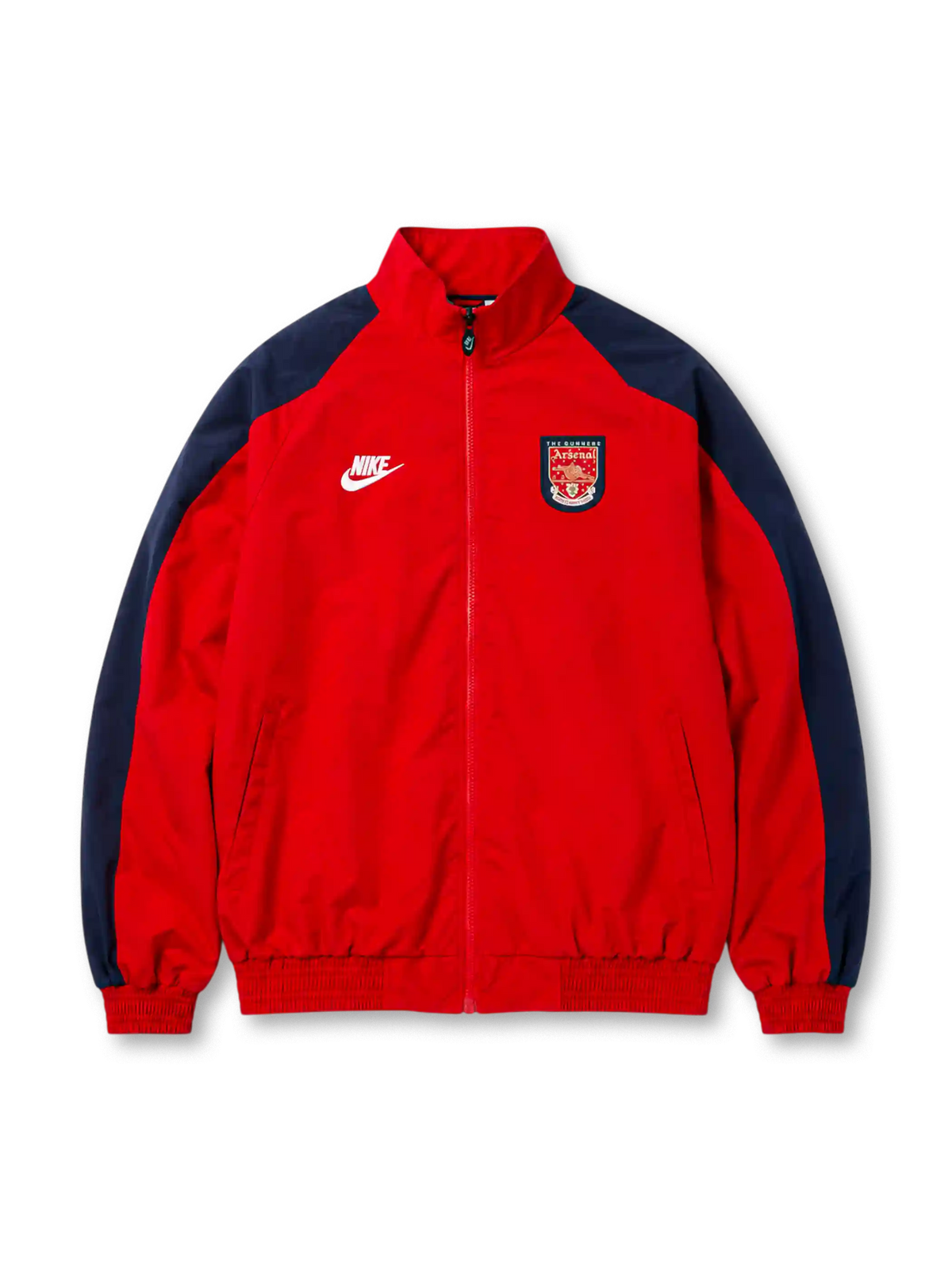 Gunners Red 1996/97 Retro Windbreaker Jacket 2026