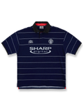 1999/00 Manchester United Away Blue Jersey - Retro