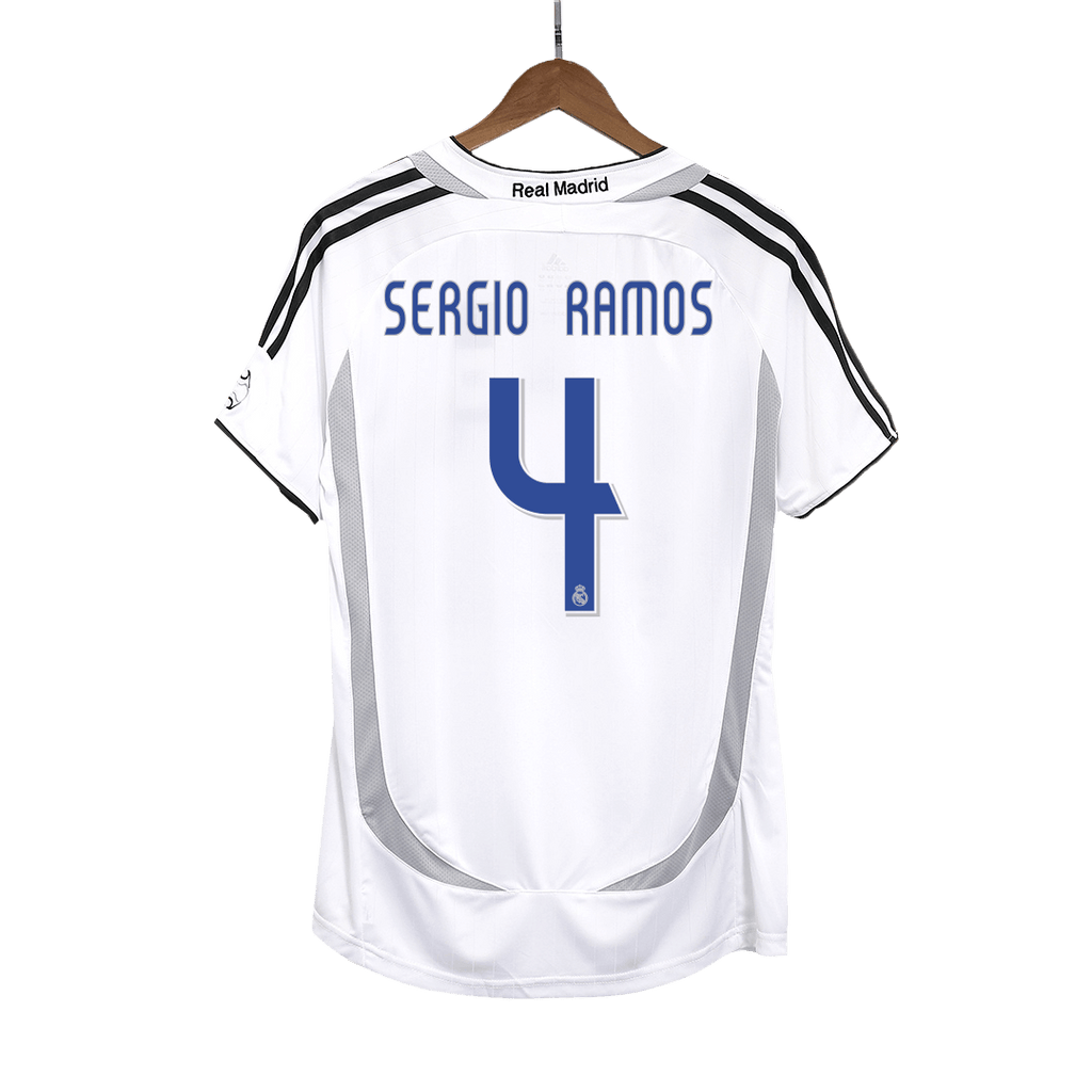 Sergio Ramos 4 - 2006/07 Merengues Home Jersey - Retro