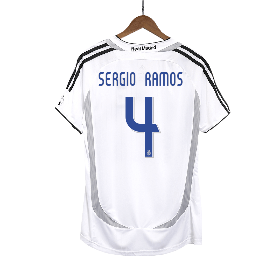 Sergio Ramos 4 - 2006/07 Merengues Home Jersey - Retro
