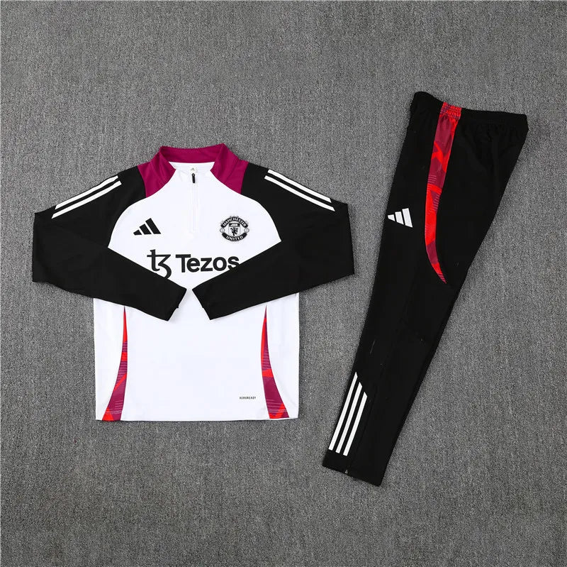Manchester United White Tracksuit 2025/26