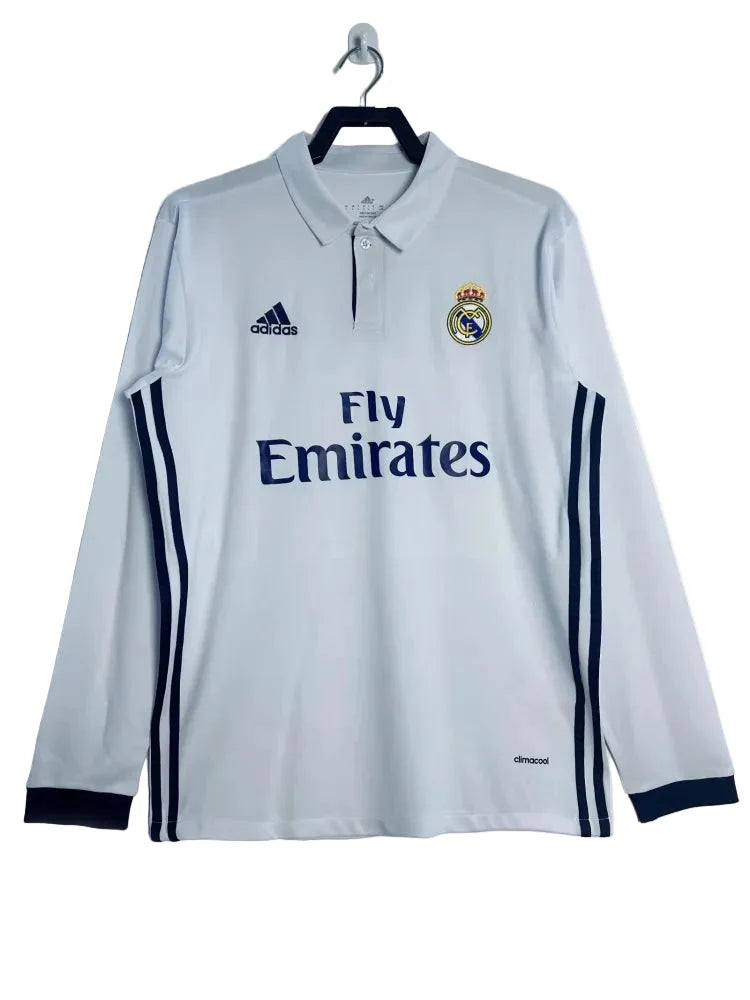 2016/17 Merengues Home Fullsleeves Jersey - Retro