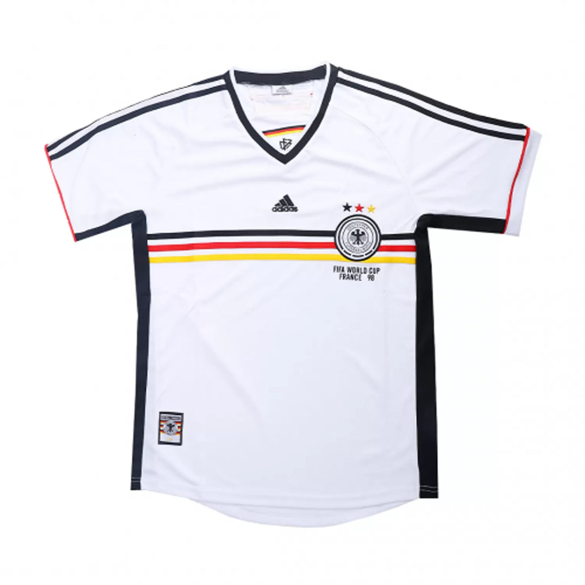 1998 Germany Home White Jersey - Retro ( Original Quality )