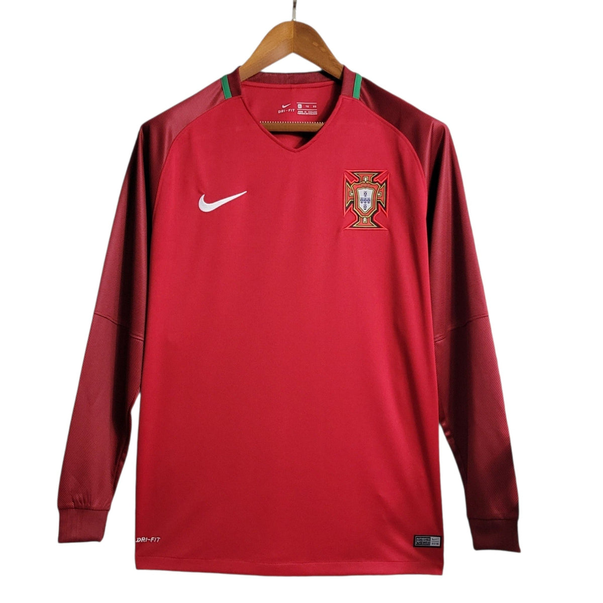 2016 Portugal Home Fullsleeves Jersey - Retro