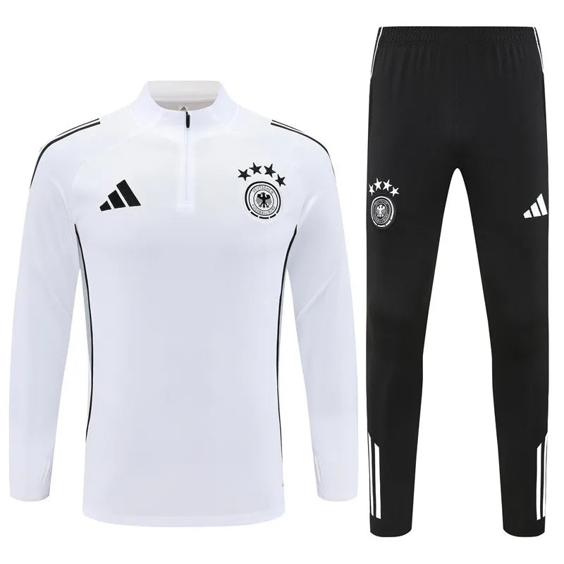 Germany White Training Tracksuit - World Cup 2026