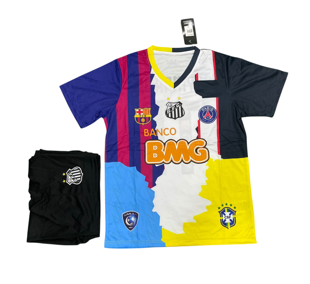 Neymar Jr. 11 Tribute Jersey Special Kit - (Jersey + Shorts)