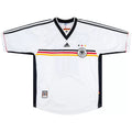 1998 Germany Home White Jersey - Retro ( Original Quality )