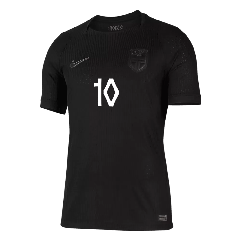 Odegaard 10 - Norway Away All Black World Cup 2026 - Player Version (Authentic)