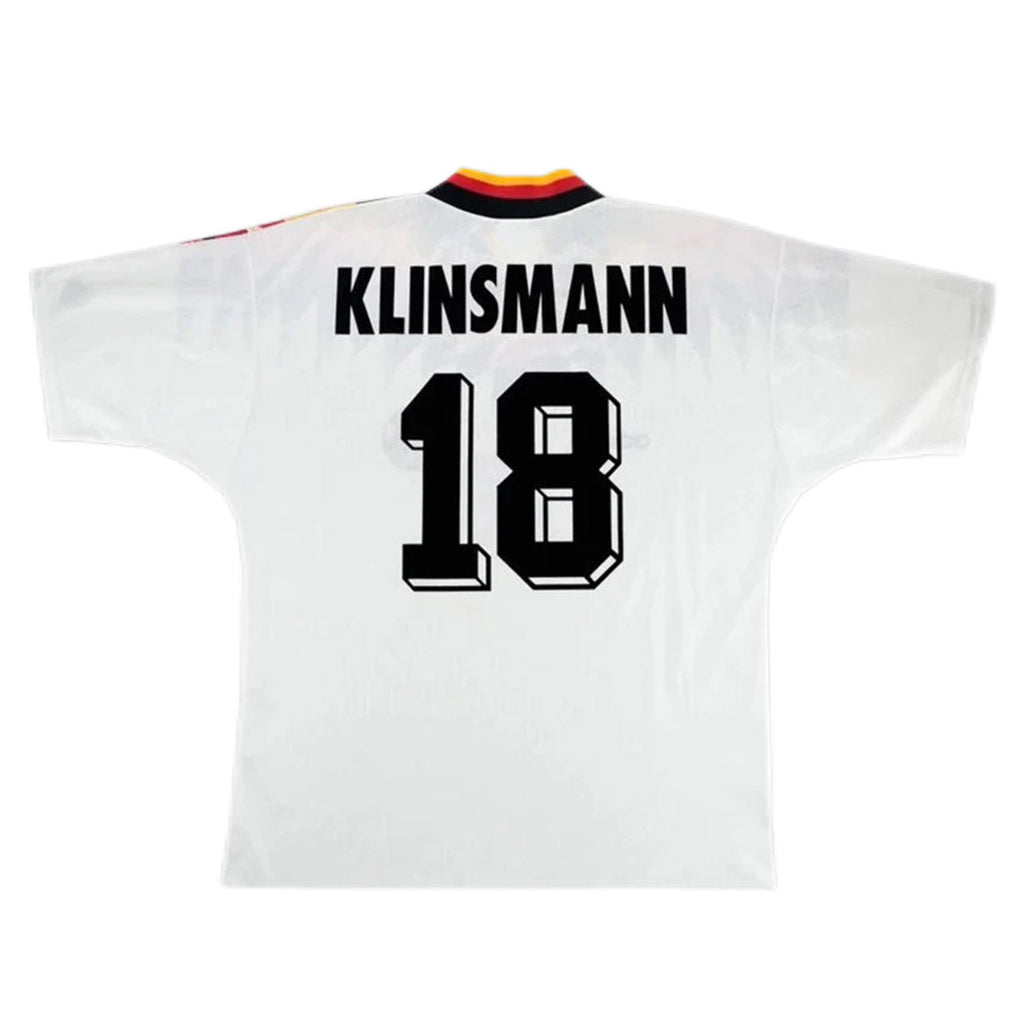 Klinsmann 18 - 1994 Germany Home Jersey - Retro ( Original Quality )