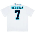 Beckham 7 - 1996 England Home World Cup Jersey - Retro ( Original Quality )