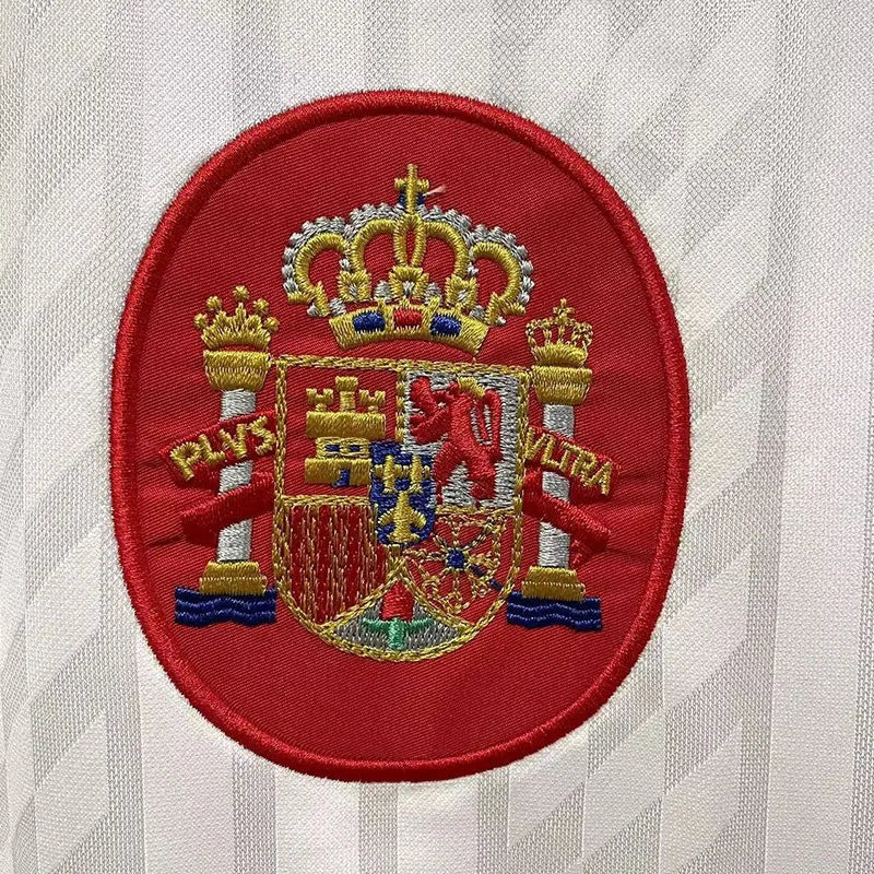 1994 Spain Away White Jersey - Retro ( Original Quality )