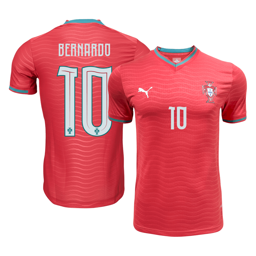 Bernardo 10 - Portugal Home World Cup 2026 - Player Version ( Authentic )