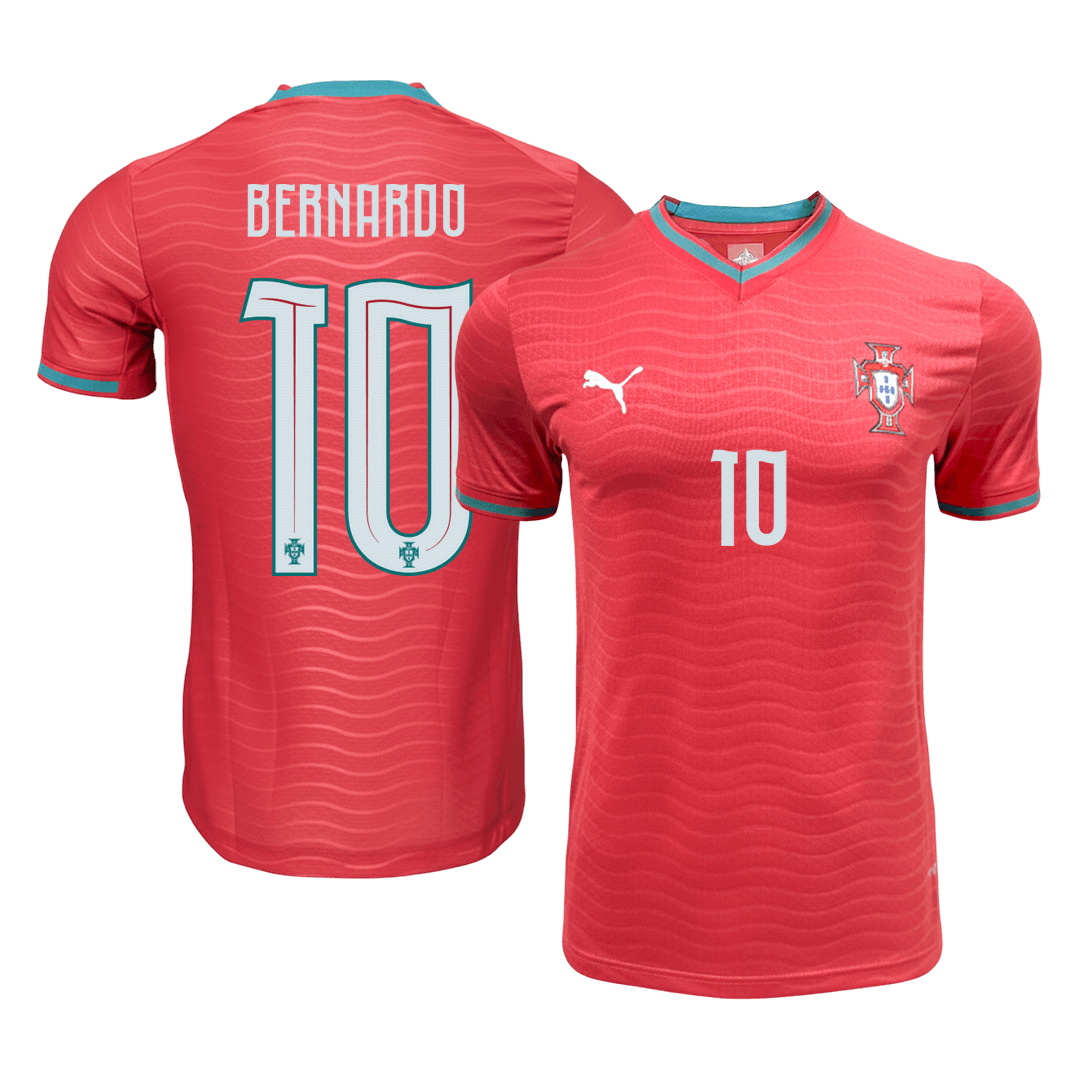 Bernardo 10 - Portugal Home World Cup 2026 - Player Version ( Authentic )