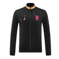 Chelsea Black Full Jipper Third Anthem Jacket 2024/25