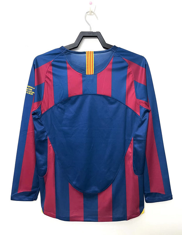 2005/06 - FCB Home Fullsleeves Retro Jersey