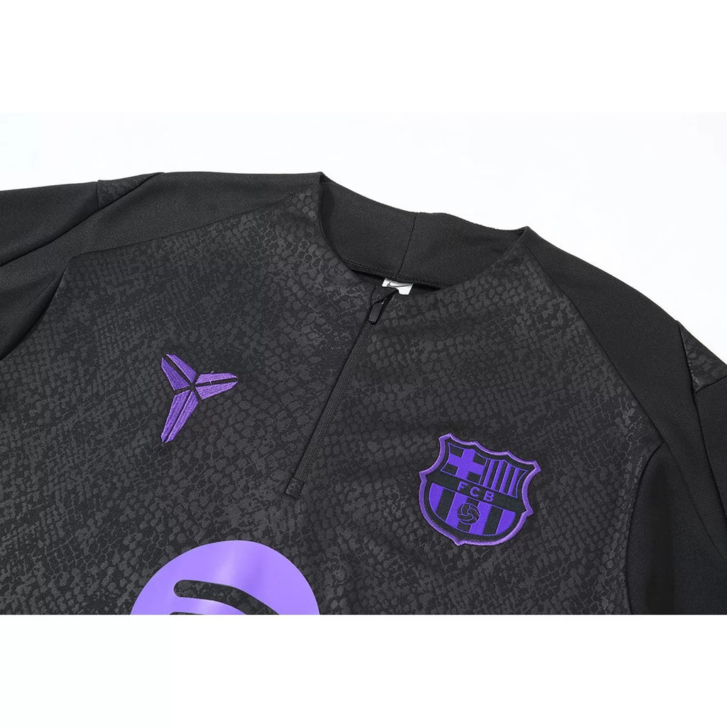 FCB Black x Kobe Bryant Tracksuit 2025/26 - Original Quality