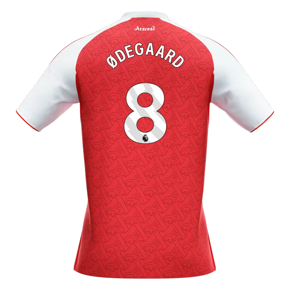 Odegaard 8 - Gunners Home 2025/26 - Master Quality
