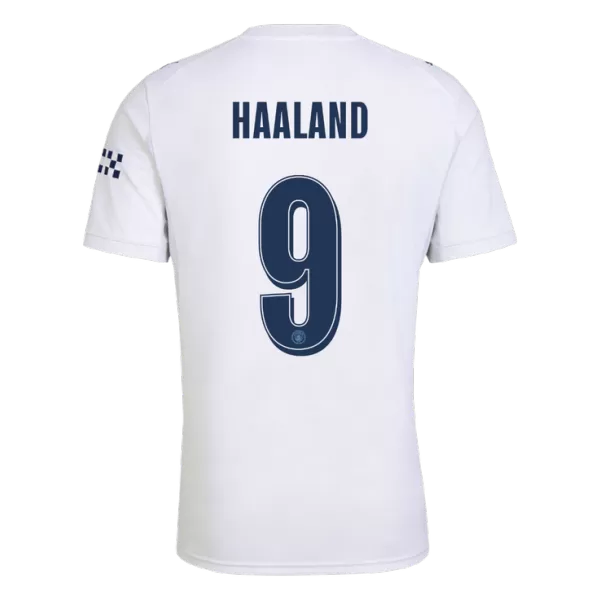 Haaland 9 - Manchester City Third White 2026/27 - Master Quality (UCL Font)