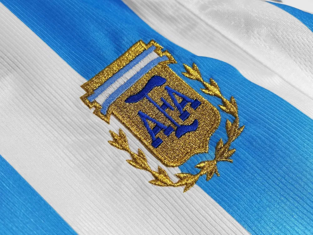 1998 Argentina Home Retro Jersey - Authentic