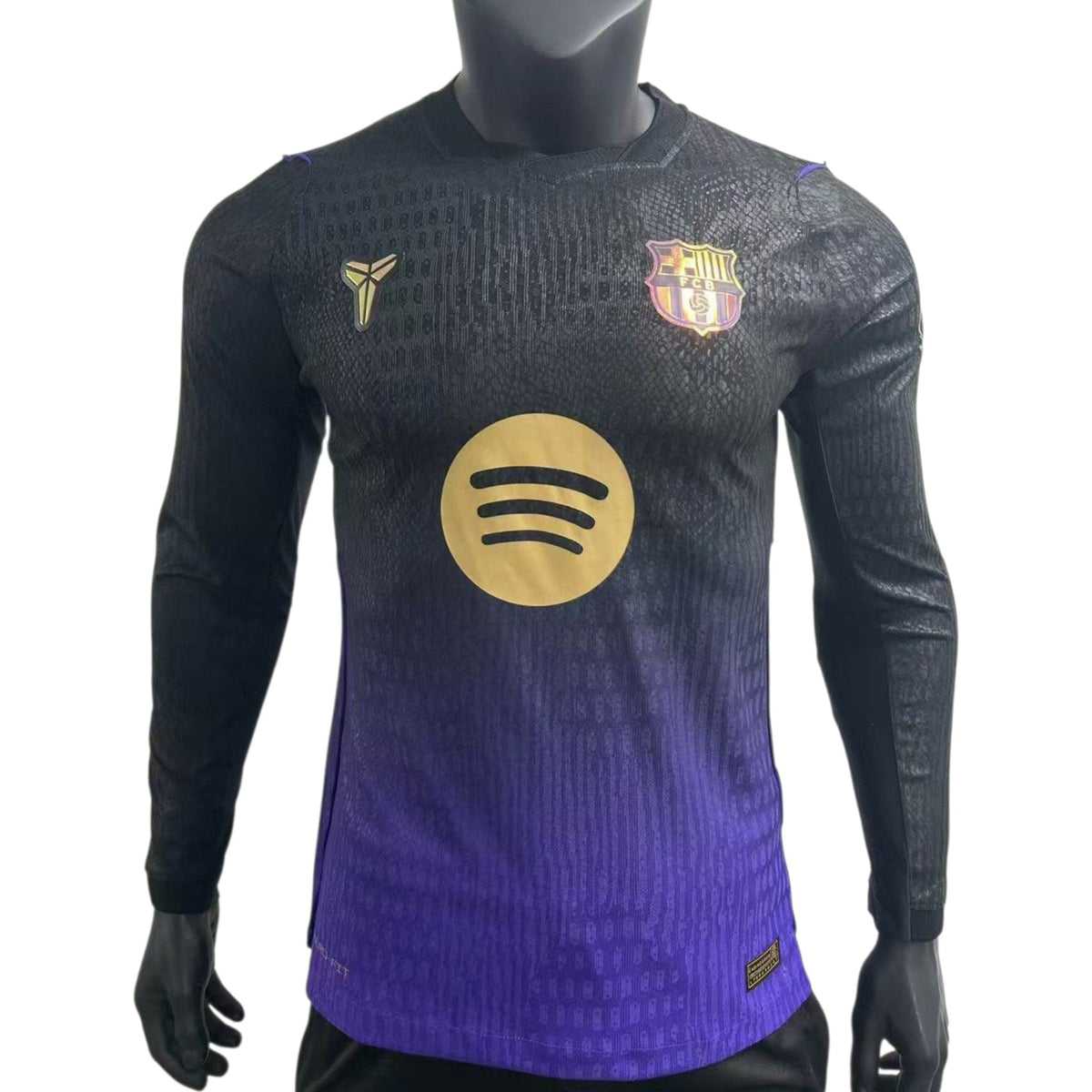FCB Away Black/Purple Fullsleeves 2026/27 - Player Version Quality