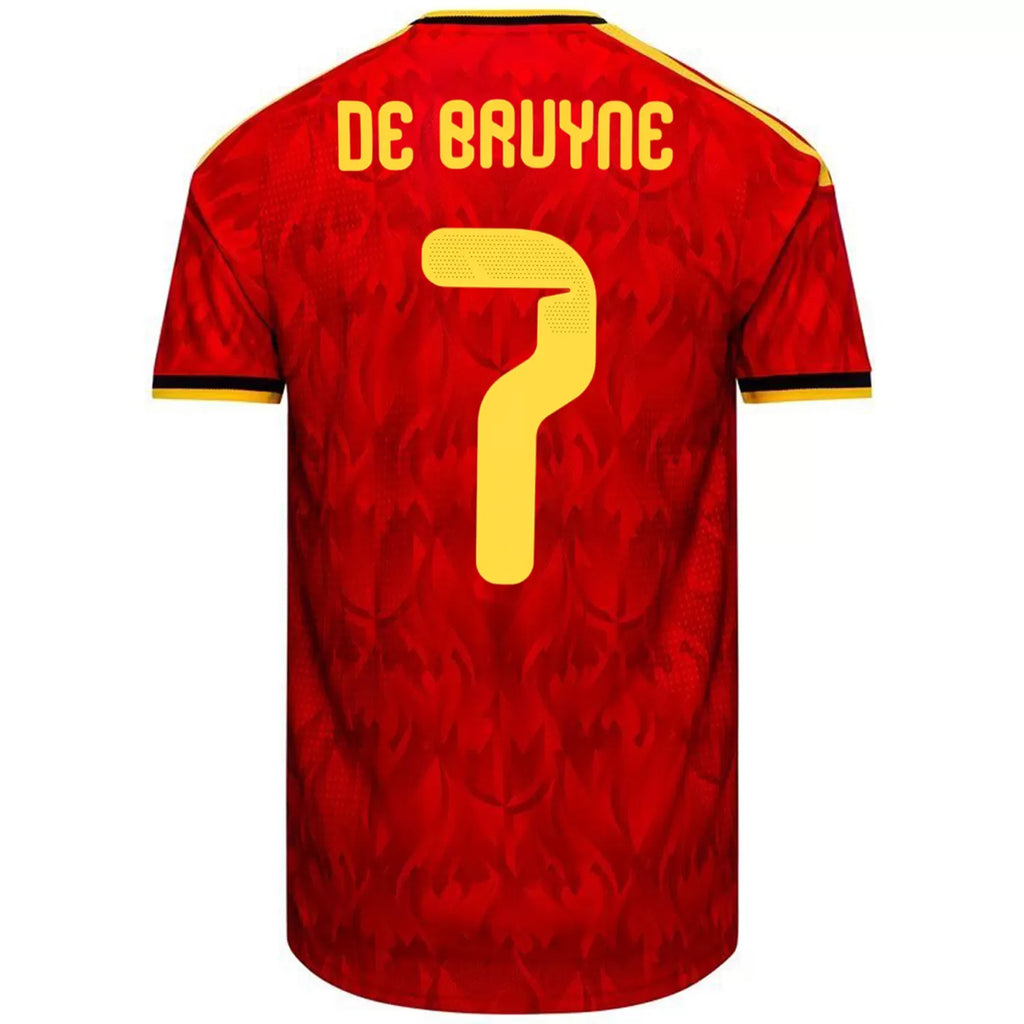 De Bruyne 7 - Belgium Home World Cup 2026 - Player Version (Authentic)