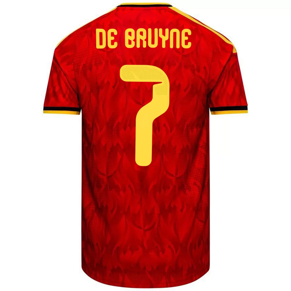 De Bruyne 7 - Belgium Home World Cup 2026 - Player Version (Authentic)