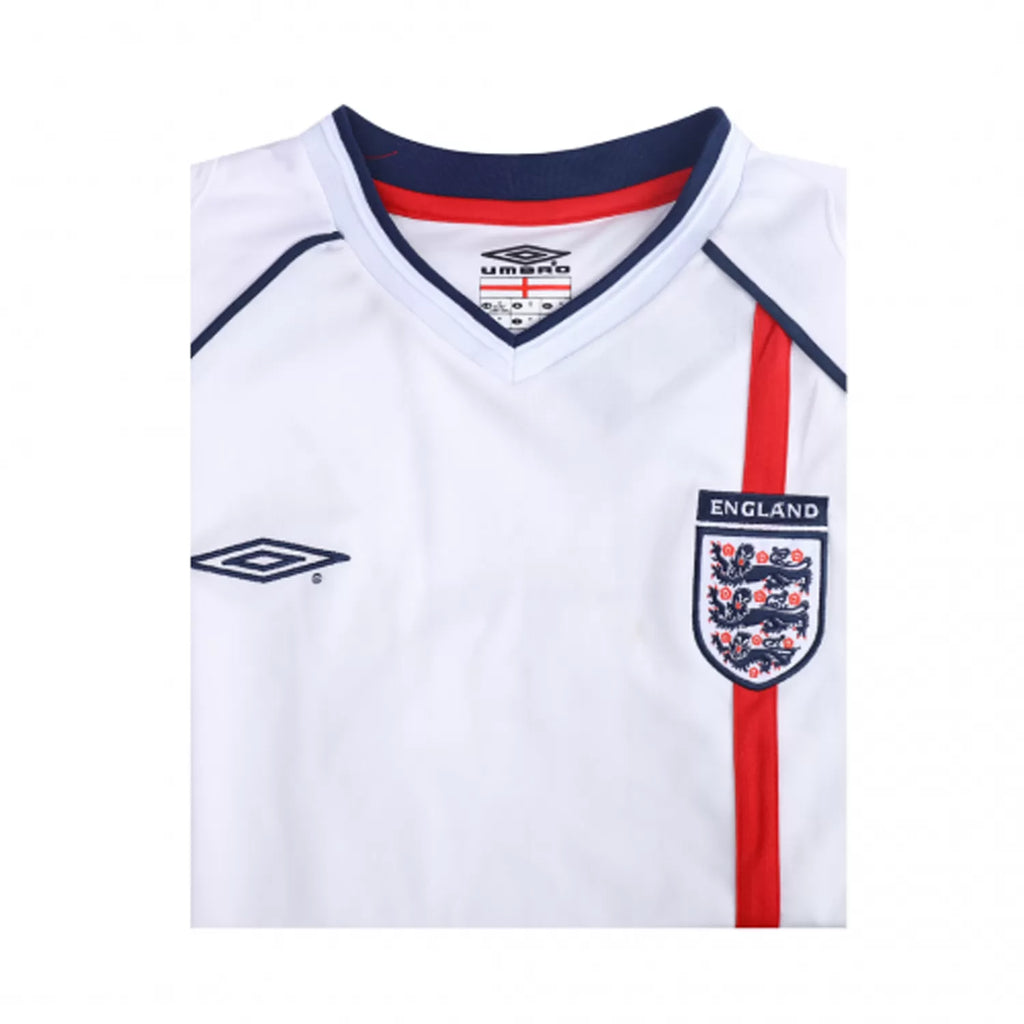 2001/02 England Home Jersey - Retro