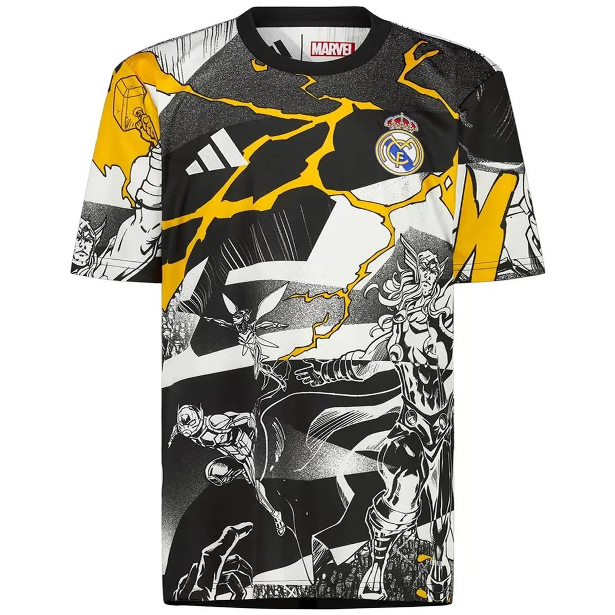 Merengues X Marvel Warm Up T-shirt 2025/26 - Master Quality