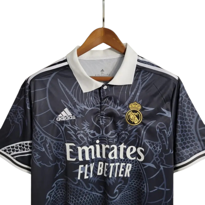 Merengues Dragon Black Fullsleeves Jersey - Master Quality