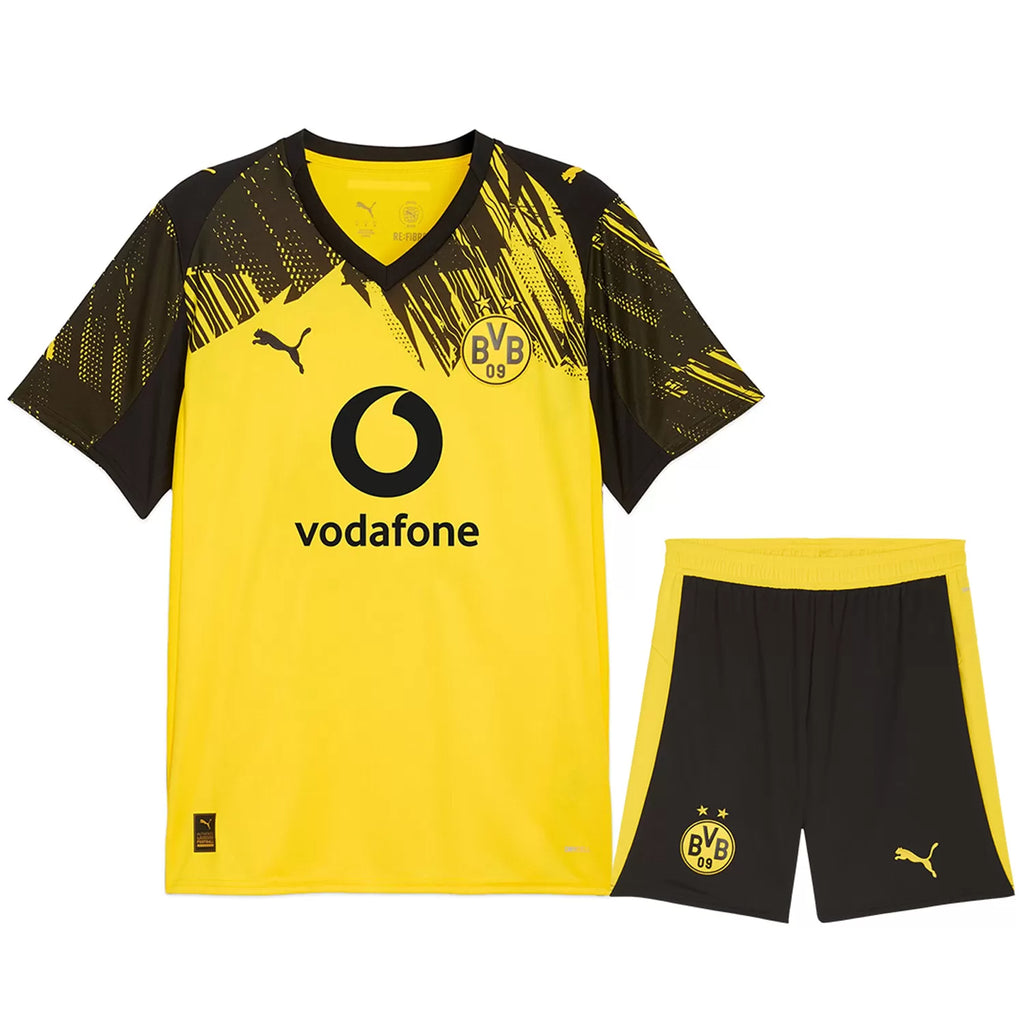 Dortmund Home Set 2025/26 - (Jersey + Shorts)