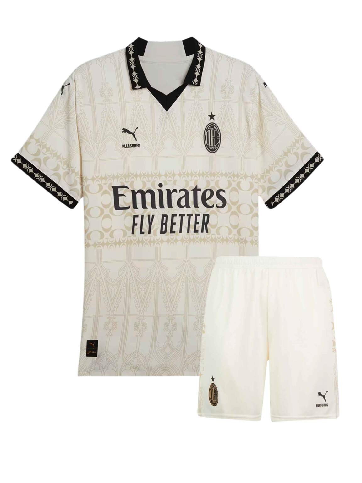 AC Milan x Pleasures Fourth Cream Kit - 2024/25