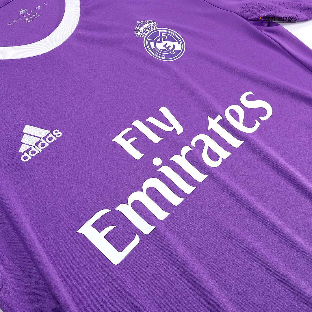 Ronaldo 7 - 2016/17 Merengues Away Fullsleeves Jersey - Retro